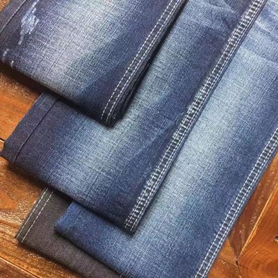 İyi fiyat Erkek Jeans İçin Yumuşak 10 oz Kırık Dimi Denim Kumaş çevrimiçi