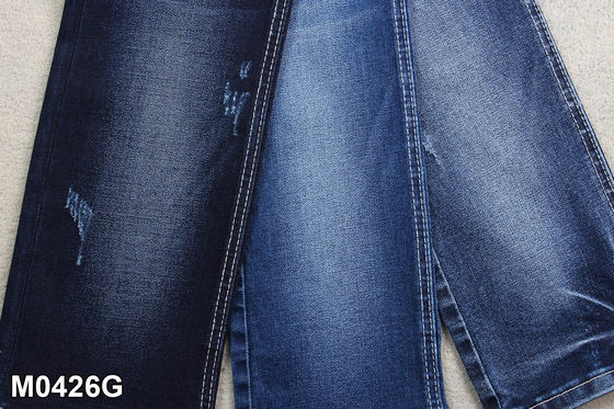 İyi fiyat Kot Yapımı İçin 10.3 OZ Yüksek Streç Çözgü Şantuk Denim Kumaş çevrimiçi