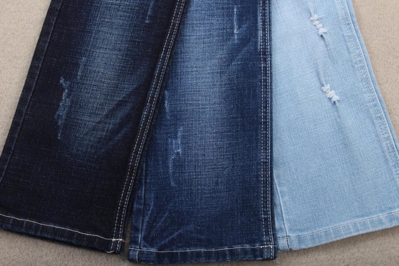 Streç Pamuklu Dokuma Denim Jean Kumaş Rulo Paketleme 10.9oz