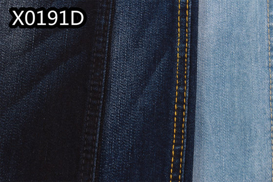İyi fiyat Kumaş Boyalı Denim 10 Oz Çift Çekirdekli% 2 Spandex Of Sanforizing Denim Kumaş Ruloları çevrimiçi