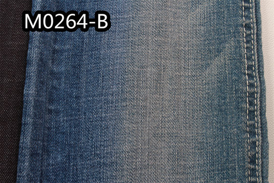 İyi fiyat Özel 9.7 Oz Çapraz Hatch Pamuklu Denim Kumaş Esnek Süper Koyu Mavi çevrimiçi