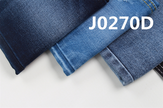 Çevre Dostu Pamuklu Polyester Spandex Denim Kumaş 11.5Oz 62/63 '' Tam Genişlik