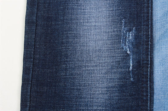 İyi fiyat 10.3 Oz Stretch Denim Kumaş Crosshatch Özel Orta Kalın Kot Kumaşı çevrimiçi
