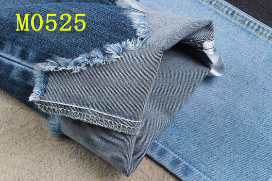 9.7 Oz Çift Çekirdekli Streç Denim Kumaş, Şantuklu Haşıl Pamuklu Polyester Spandex Kot Kumaşlar