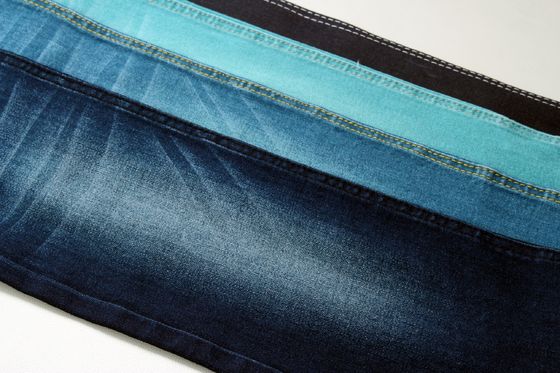 İyi fiyat Pamuk poliester spandex denim kumaş yüksek germe ve moda görünüm için çevrimiçi