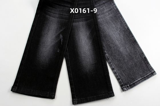 İyi fiyat 10.5 Oz Siyah Yüksek Stretch Warp Slub Jeans için Denim Kumaş çevrimiçi