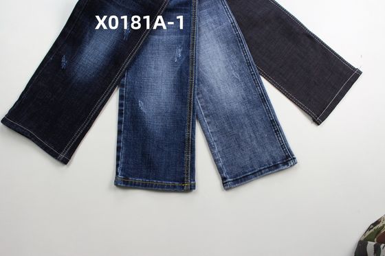 İyi fiyat Alışveriş Satışı 11 Oz Mavi Crosshatch Slub Stretch Jeans İçin Denim Kumaş çevrimiçi