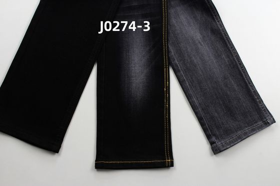 İyi fiyat Toptan satış 10 Oz Warp Slub High Stretch Black Backside Jeans için DENIM kumaş çevrimiçi