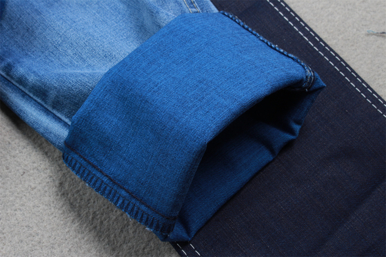 9-10 oz Tencel kadın kot pantolonları için kumaş yüksek uzunluklı kot pantolonlar Guangdong Çin fabrikasından