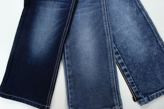 İyi fiyat 11.5 Oz Mavi ve Mavi Arka tarafı Çift Katmanlı Jeans Kumaş çevrimiçi
