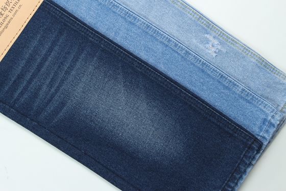 İyi fiyat 9000 Yards 13 Oz TC Denim Kumaş Koyu Mavi çevrimiçi