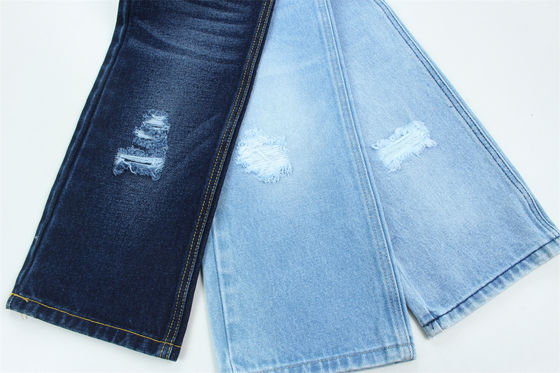 İyi fiyat 14 oz süper koyu mavi denim kumaş sert % 100 pamuk taze pamuk marka stili için kot pantolon erkek arkadaş stili çevrimiçi