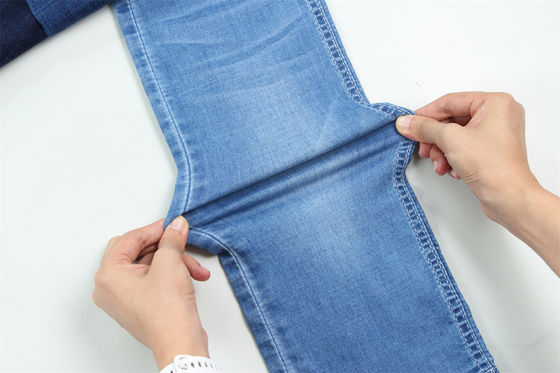 İyi fiyat 7 Oz İnce İnce Tarzı Kadınlar için Süper Yüksek Stretch Jeans Denim Kumaş Jeans Yaz Sonbahar Tarzı Kumaş çevrimiçi