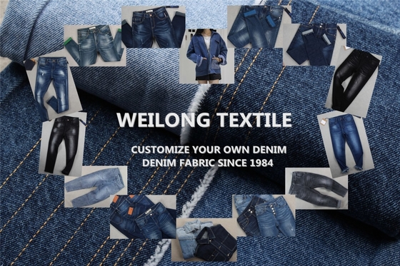 Popüler 9 Oz Pamuk Polyester Denim Kumaş Jean Kumaş Tekstil
