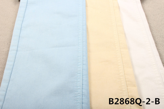 7.6OZ PFD pamuk poliester spandex beyaz denim kumaş kadın kot pantolon