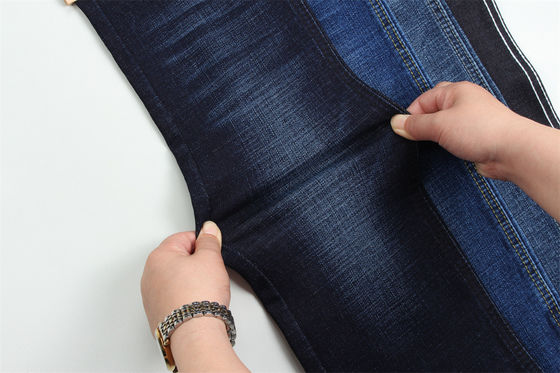 Çapraz Çizgili Slub 11.5 Oz Düşük Esnek Denim Kumaş Erkek Kotları İçin Çapraz Çizgili Slub