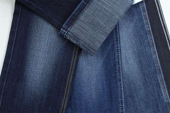 Özel Dokuma Çapraz Slub Streç Denim Kumaş Eni 62/63