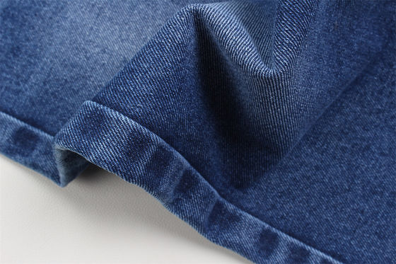 İyi fiyat 10 oz Super Blue Denim Kumaş Sıkı 100% Pamuk Şık Jeans Erkek Arkadaşı Şık Yumuşak El Duygusu Kadınlar Jeans Yaz Satışta çevrimiçi