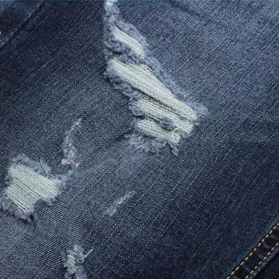 İyi fiyat 11 oz Derin Mavi Pamuk Stretch Slubby Jeans Kumaş çevrimiçi