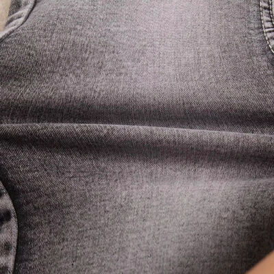 İyi fiyat Saten Süper Esnek Denim Kumaş Elbiseler Çantalar Ayakkabılar Ev Tekstilleri İçin Çevre Dostu Polyester Kumaş Kaplamalı Boyalı Düz GRS çevrimiçi