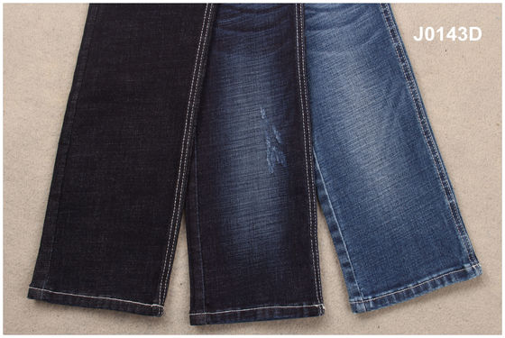 İyi fiyat Giysiler İçin Orta Ağırlık Kalın Koyu Mavi 10.6 Oz% 1.3 Rayon Denim Kumaş çevrimiçi