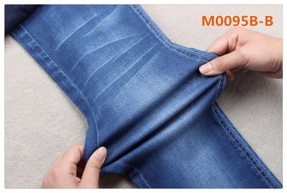 İyi fiyat 132cm 9oz 50 Pamuk 12 Tencel Süper Streç Denim Kumaş Pantolon Montlar İçin çevrimiçi