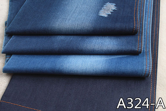 İyi fiyat 11oz 55 Pamuk 45 Polyester Halka Şantuk Denim Kumaş Ring Bükülmüş Denim çevrimiçi