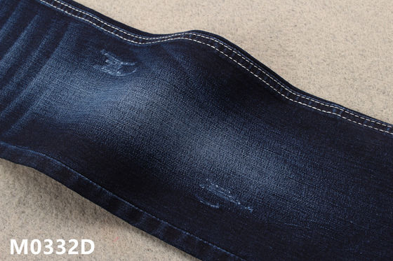 İyi fiyat 9.5oz 322gsm Kot GOTS Sertifikalı Streç Organik Pamuklu Denim Kumaş çevrimiçi
