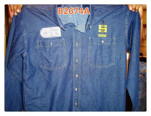 İyi fiyat 8 Ons 271 Gsm Kot Pantolon İçin% 100 Pamuk Indigo Streç Denim Kumaş çevrimiçi