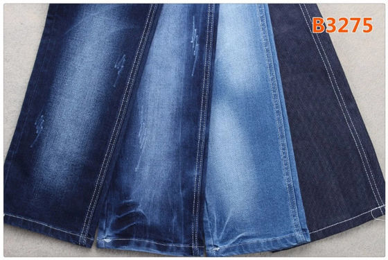 İyi fiyat 9.5oz Şantuklu Kot Streç Denim Kumaş Malzemesi 69 Pamuk 26 Polyester 2 Elastan çevrimiçi