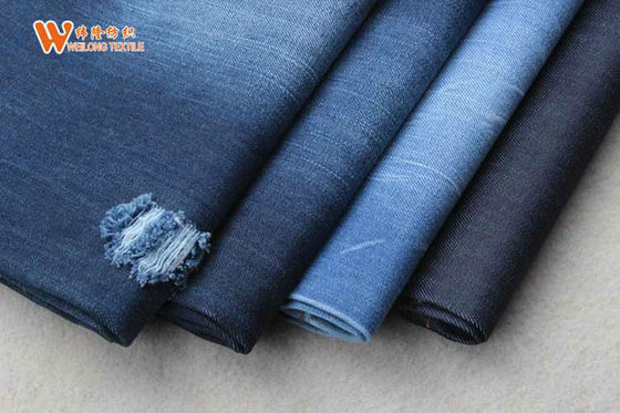 İyi fiyat Koyu Mavi Elbise Kaplamalı Sıkı 12oz Bahçede 100 Pamuklu Denim Kumaş çevrimiçi