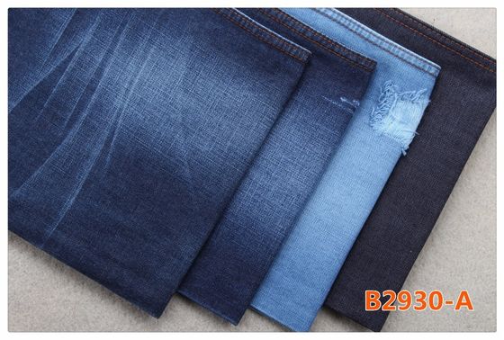 İyi fiyat 11oz Merserize Çapraz Tarama Organik Pamuklu Denim Kumaş Yaz Kot Pantolon Malzemesi çevrimiçi