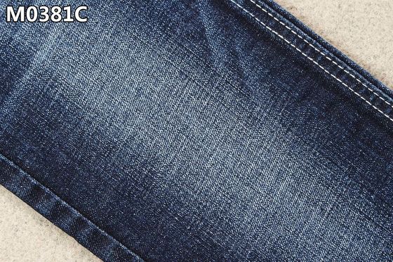 İyi fiyat Erkek Kot için 11 Ons Çapraz Hatch Pamuk Polyester Denim Kumaş Hafif Elastik çevrimiçi
