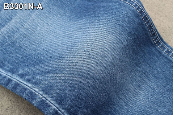 İyi fiyat 9OZ Hafif 100 Pamuklu Denim Kumaş Halka Bükülmüş OA Çözgü Şantuk İplik çevrimiçi