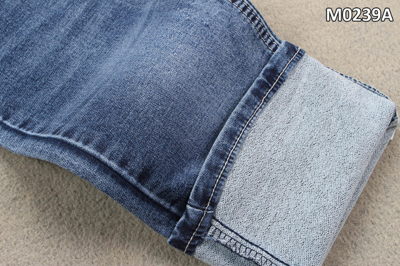10 Ons Çift Çekirdekli İplikli 2 Katlı Denim Dimi Kumaş İndigo Mavisi