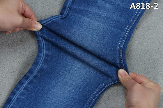 İyi fiyat 4/1 Saten Kot Kumaş Yumuşak Jogger Mavi + Siyah Arka Çocuk Kotları İçin çevrimiçi